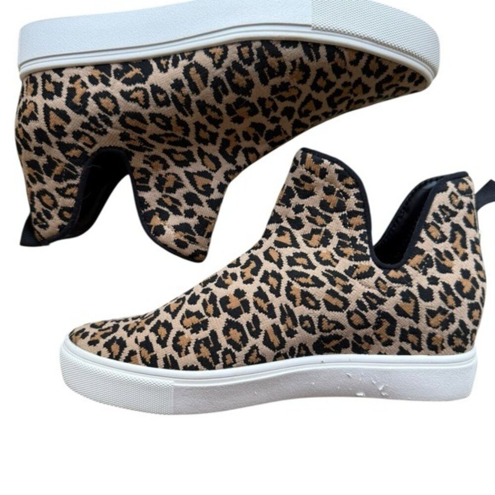 Steve Madden Loxer Leopard Print Bootie Textile P… - image 2